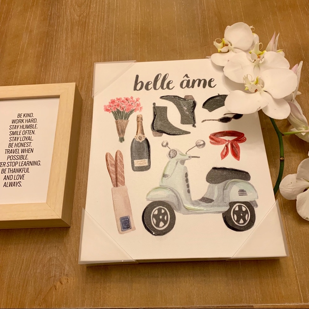Beautiful wall art Belle ame girls dorm girl boss